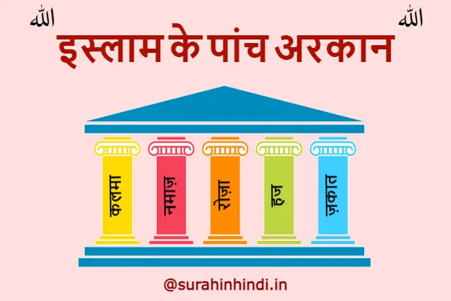 five pillars of islam in hindi